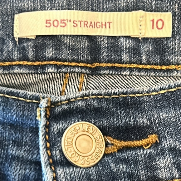 Levi’s 505 Straight Leg Medium Wash Women’s Jeans Size 10 - Picture 13 of 13